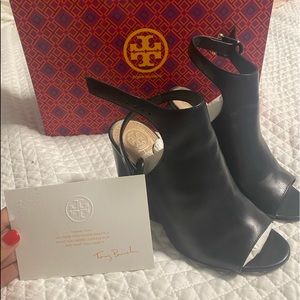 Tory Burch Open Toe Bootie